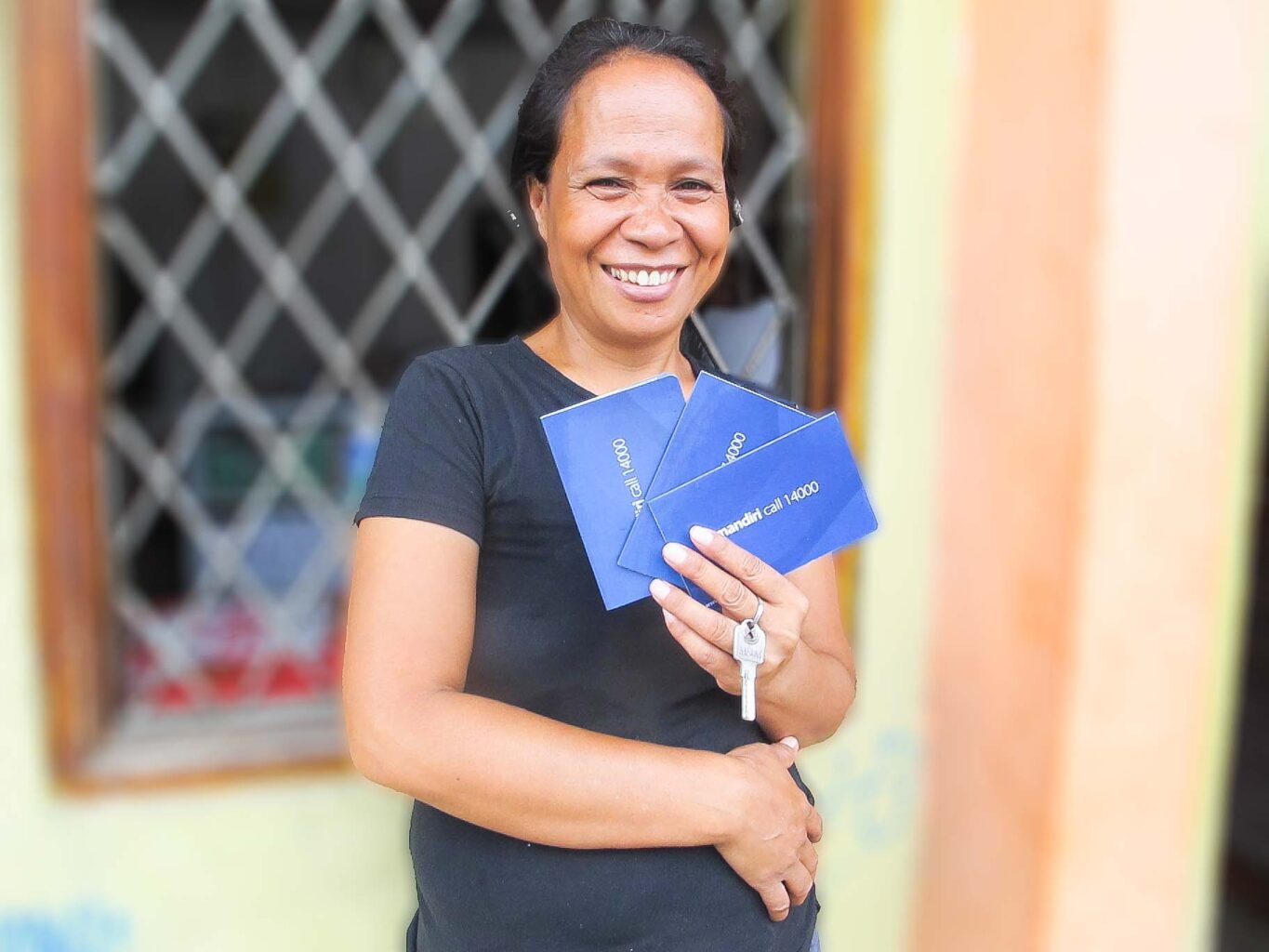 A woman at PRADET, Timor Leste