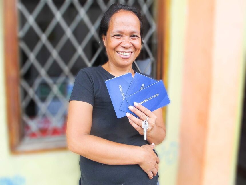 A woman at PRADET, Timor Leste